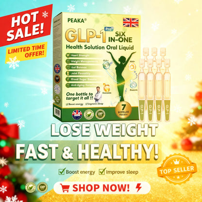 GB Last Chance  80% Off! ！！🌿！ PEAKA® GLP-1 Oral Solution — your all-in-one daily boost for weight ⚖️, heart ❤️, joints 🦵, sleep 😴, and more ✨ 2