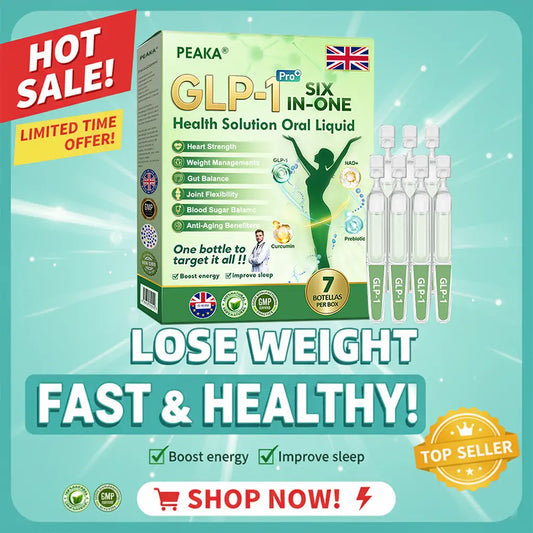 GB Last Chance  80% Off! ！！🌿！ PEAKA® GLP-1 Oral Solution — your all-in-one daily boost for weight ⚖️, heart ❤️, joints 🦵, sleep 😴, and more ✨