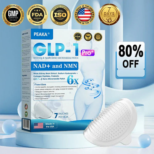 【Last Day Promotion 80% OFF🥇】PEAKA® GLP-1 & NAD+ Slimming & health NANO MICRONEEDLE PATCH🇺🇸(Zero Pain. 24/7 Release | Lose 20lbs FAST | 90% Sugar Drop | )👨‍⚕️