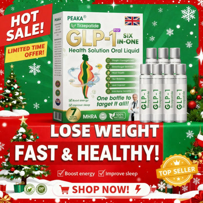 MHRA | Official UK 🇬🇧 Store — 𝐏𝐄𝐀𝐊𝐀® 𝐆𝐋𝐏-𝟏 𝐓𝐢𝐫𝐳𝐞𝐩𝐚𝐭𝐢𝐝𝐞 𝐒𝐢𝐱-𝐢𝐧-𝐎𝐧𝐞 𝗦𝗹𝗶𝗺 & 𝑯𝒆𝒂𝒍𝒕𝒉 𝑶𝒓𝒂𝒍 𝑺𝒐𝒍𝒖𝒕𝒊𝒐𝒏, GIP and GLP-1 Dual-Action Weight Loss Solution, One Bottle Daily, Results in 7 Days🛒