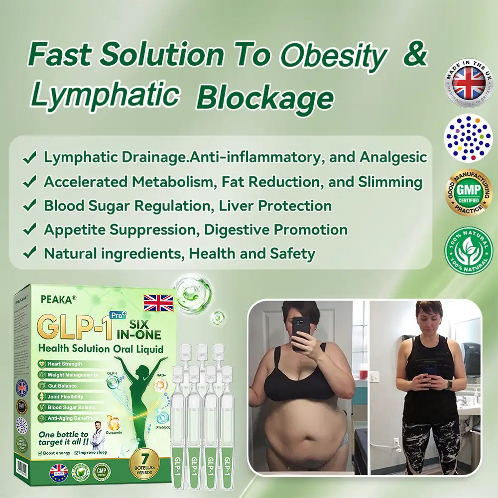 GB Last Chance  80% Off! ！！🌿！ PEAKA® GLP-1 Oral Solution — your all-in-one daily boost for weight ⚖️, heart ❤️, joints 🦵, sleep 😴, and more ✨ 2