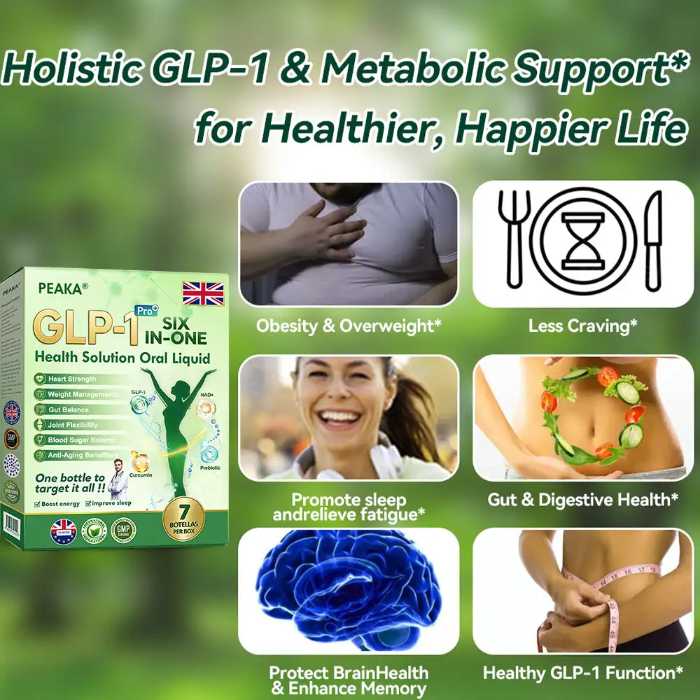 GB Last Chance  80% Off! ！！🌿！ PEAKA® GLP-1 Oral Solution — your all-in-one daily boost for weight ⚖️, heart ❤️, joints 🦵, sleep 😴, and more ✨ 2
