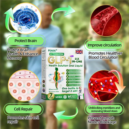 MHRA | Official UK 🇬🇧 Store — 𝐏𝐄𝐀𝐊𝐀® 𝐆𝐋𝐏-𝟏 𝐓𝐢𝐫𝐳𝐞𝐩𝐚𝐭𝐢𝐝𝐞 𝐒𝐢𝐱-𝐢𝐧-𝐎𝐧𝐞 𝗦𝗹𝗶𝗺 & 𝑯𝒆𝒂𝒍𝒕𝒉 𝑶𝒓𝒂𝒍 𝑺𝒐𝒍𝒖𝒕𝒊𝒐𝒏, GIP and GLP-1 Dual-Action Weight Loss Solution, One Bottle Daily, Results in 7 Days🛒